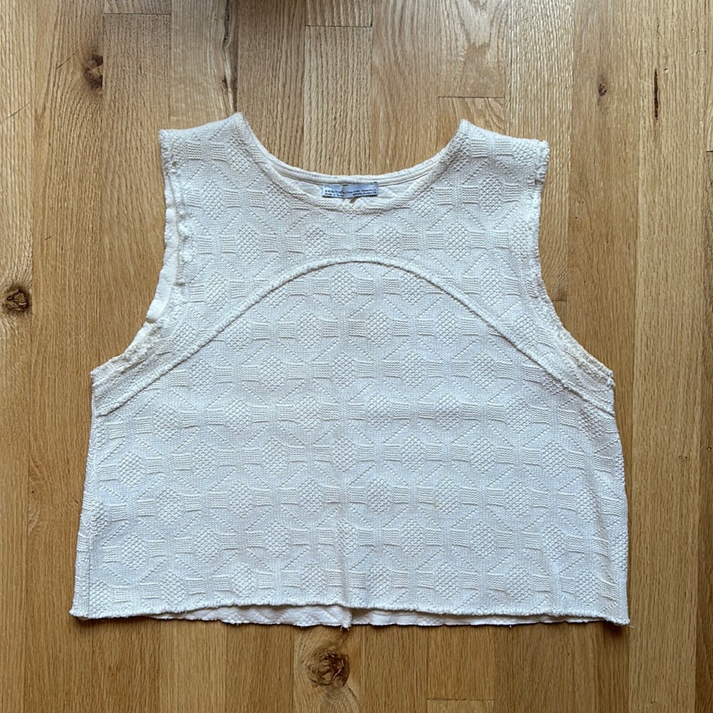 Zara knit crop top Medium